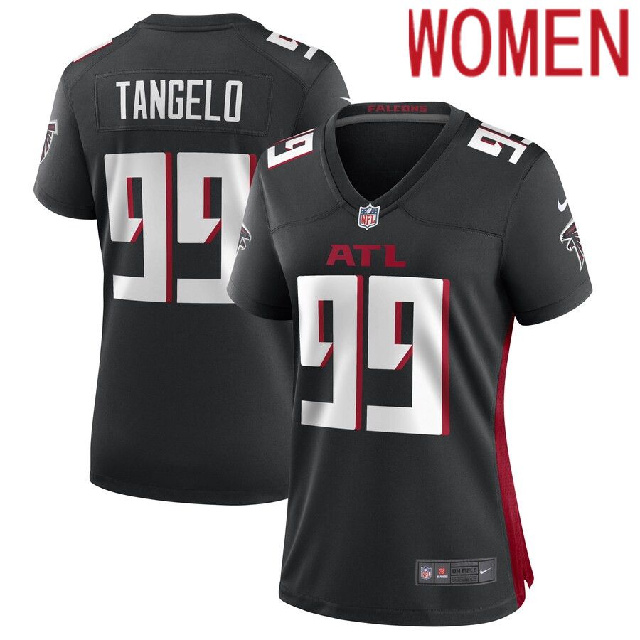 Women Atlanta Falcons 99 Derrick Tangelo Nike Black Game Player NFL Jersey